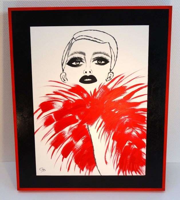 Drei Schwestern-rot (50 x 60 cm)