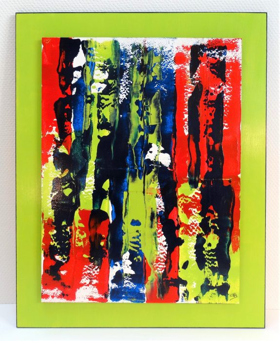 Farbentrilogie grün (46 x 58 cm)
