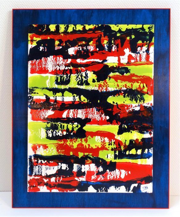 Farbentrilogie blau (46 x 58 cm)
