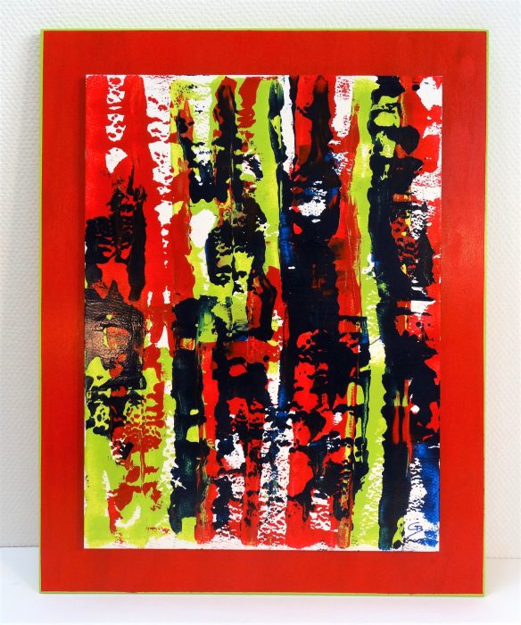 Farbentrilogie rot (46 x 58 cm)