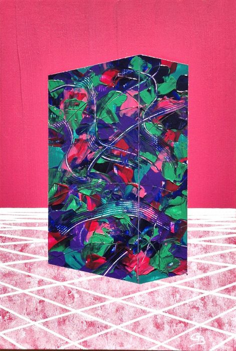 Kubus pink (26 x 38 cm)