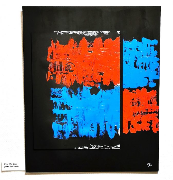 Over the Edge (56 x 68 cm)
